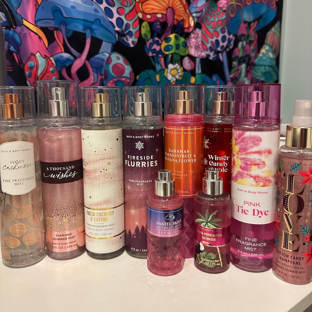 Bath and body works perfume bundle